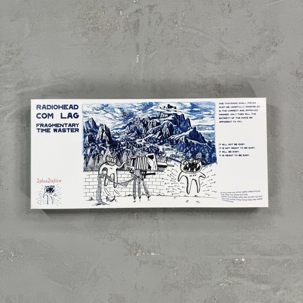 NEW Radiohead - Com Lag Fragmentary Time Waster, 100pc Jigsaw Puzzle